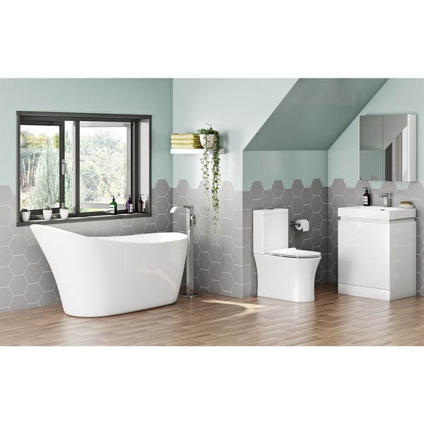Mode Hardy complete freestanding bath suite